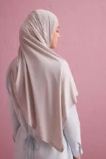 Tencel stretch sjaal lichte steenkleur – Nude Colorway - Afbeelding 3