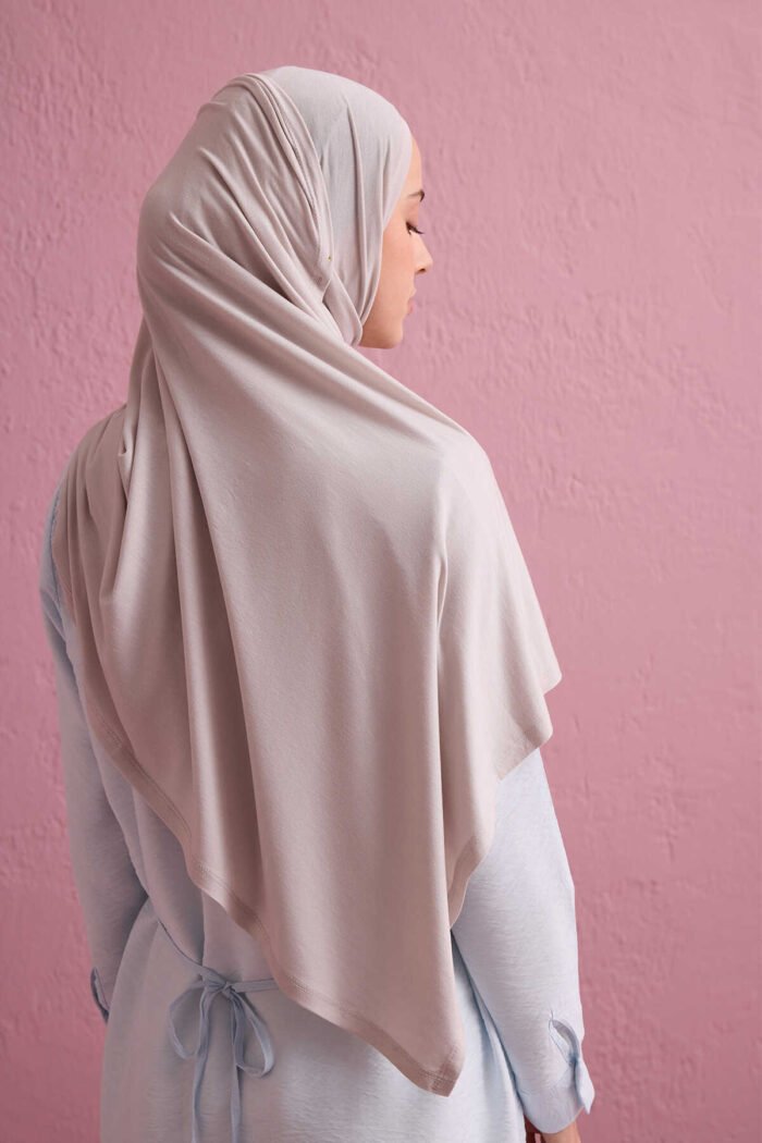 Nude colorway Light Steenkleur premium sjaal (70 x 180 cm) - Afbeelding 3