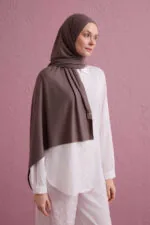 Tencel stretch sjaal donkergrijs – Nude Colorway - Afbeelding 2