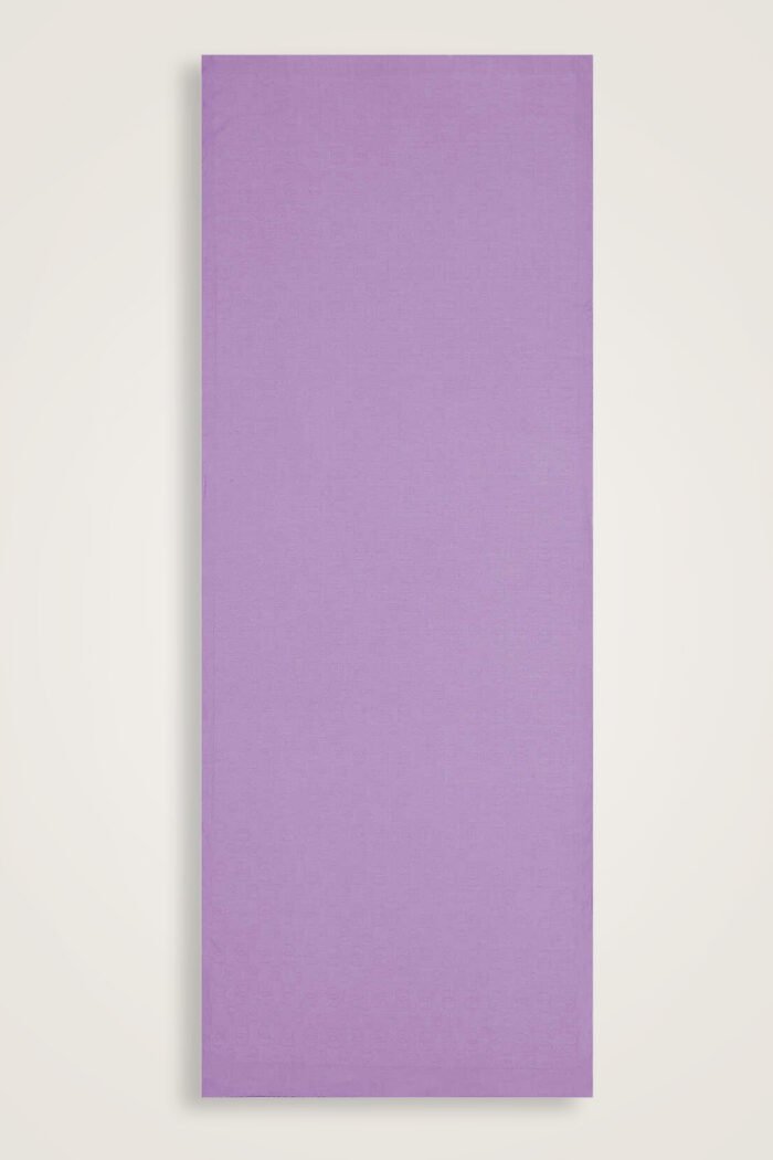 Chain Pattern Lavendelkleur Katoen-Zijde Sjaal - Afbeelding 4