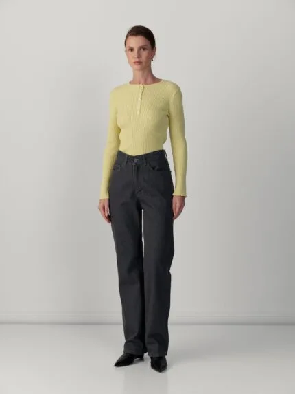 Straight jeans – grijs